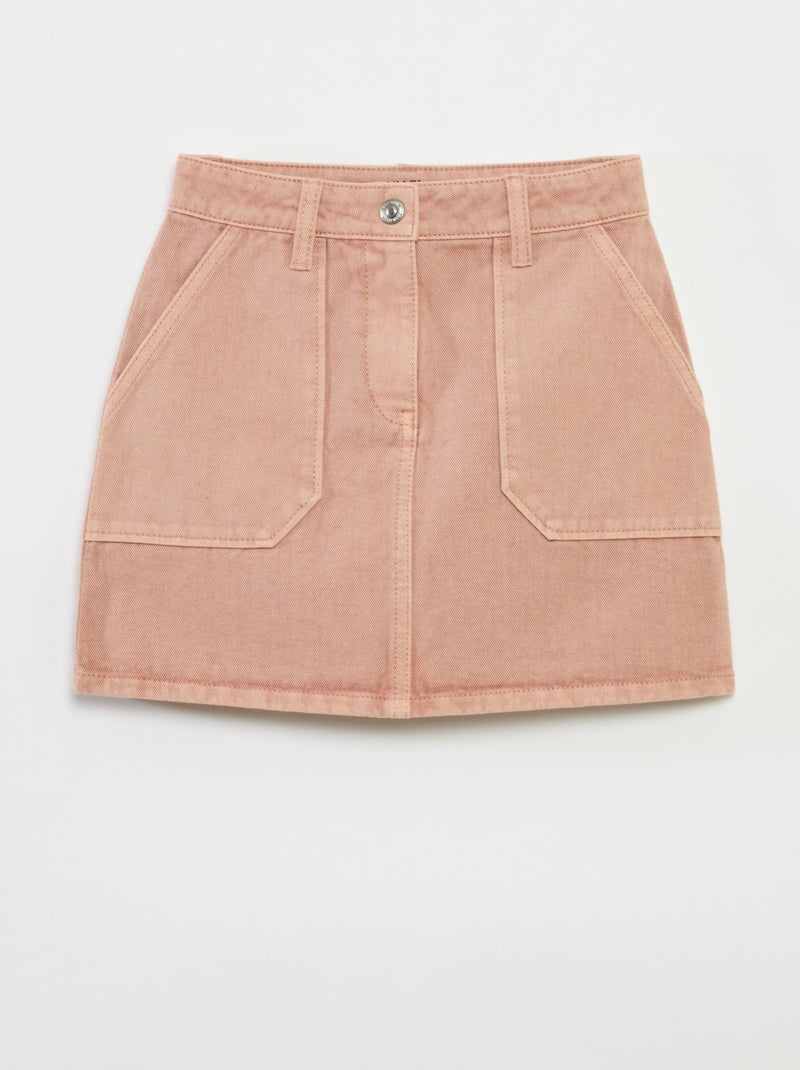 Jupe en denim avec poches ROSE - Kiabi