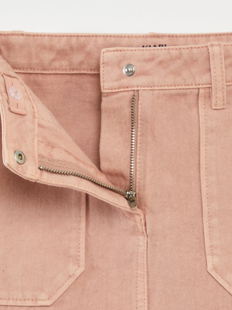 Jupe en denim avec poches ROSE - Kiabi