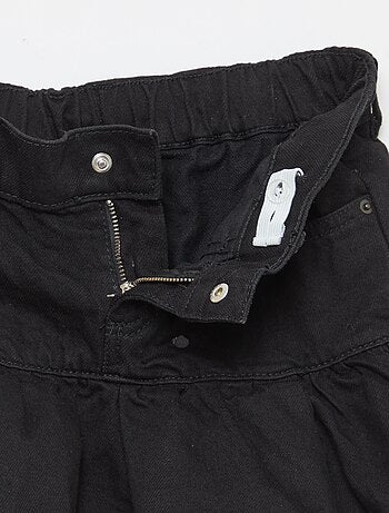 Jupe en denim avec volants