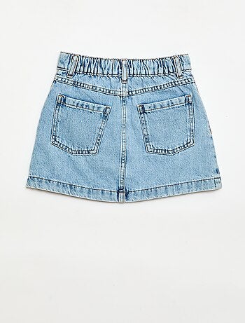 Jupe en denim boutonnée