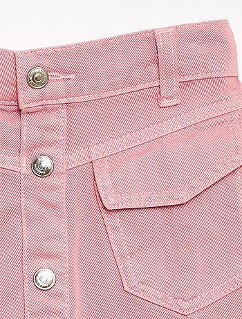 Jupe en denim boutonnée