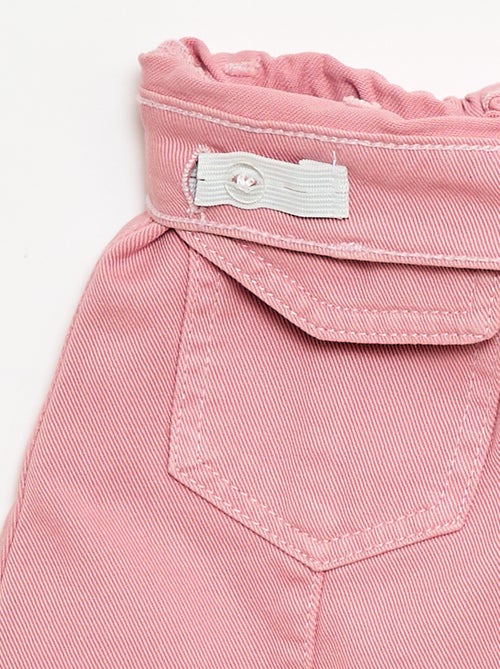Jupe en denim boutonnée - Kiabi