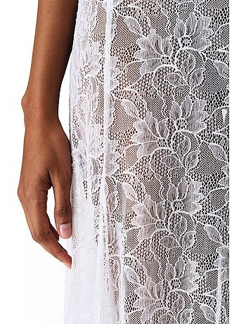 Jupe en dentelle femme penti