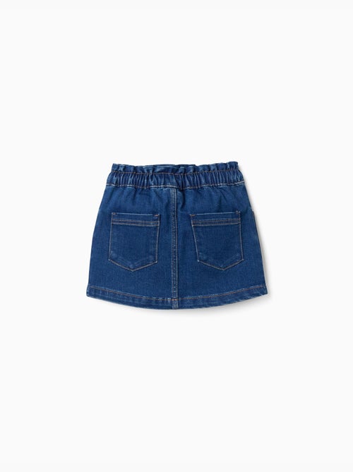 Jupe en jean avec 4 poches - Kiabi Jupe en jean avec 4 poches - Kiabi