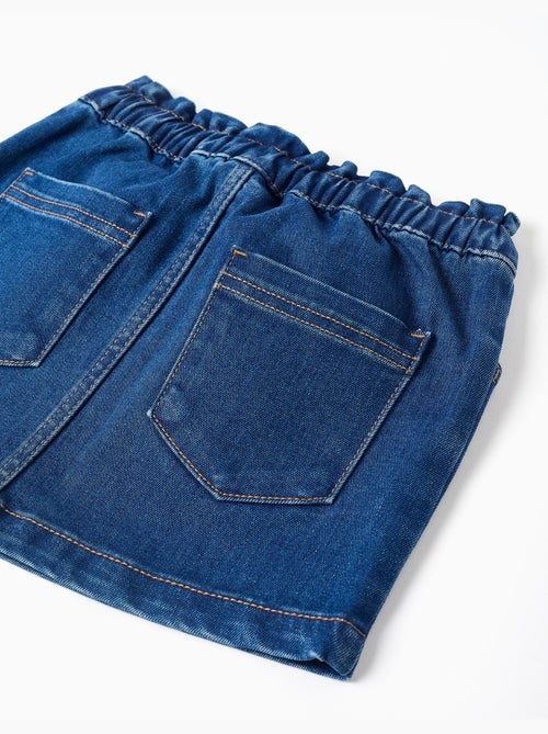Jupe en jean avec 4 poches - Kiabi Jupe en jean avec 4 poches - Kiabi