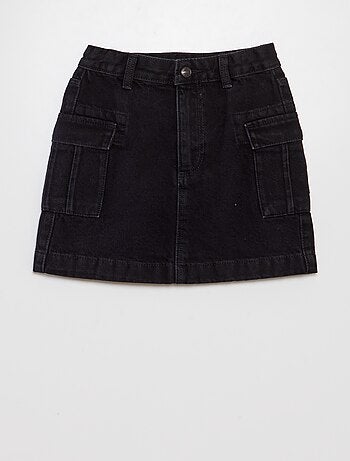 Jupe short courte en denim - Bleu - 18,00 € - Guyane