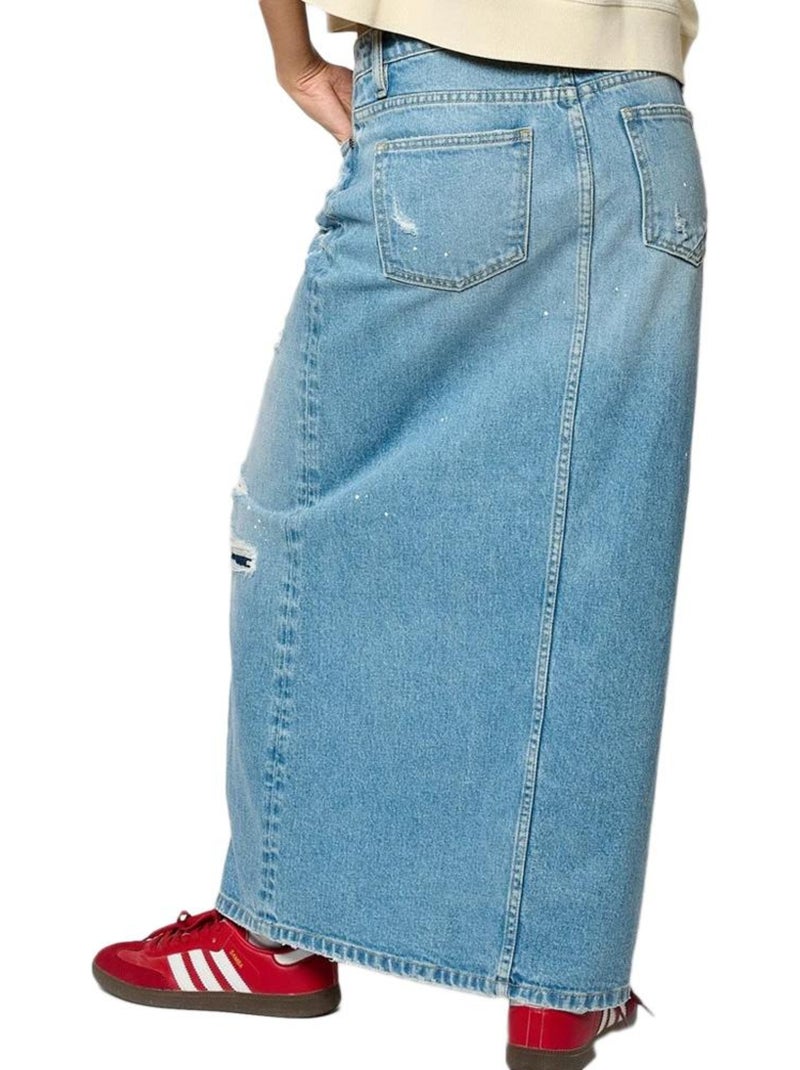 Jupe en Jean Femme Kaporal Bleu - Kiabi