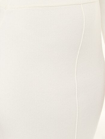 Jupe en maille ottoman unie