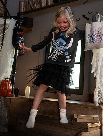 Jupe en tulle à volants 'Halloween'