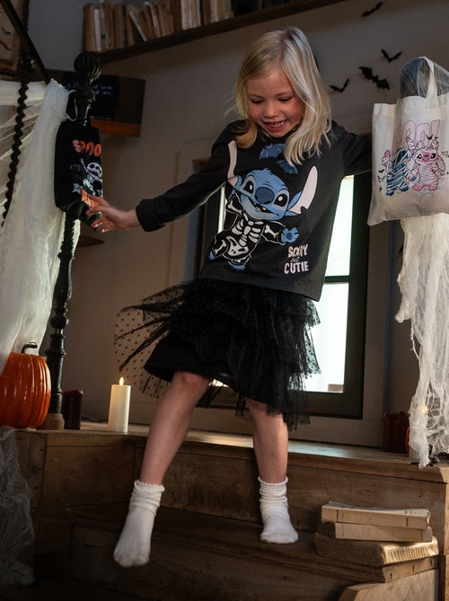 Jupe en tulle à volants 'Halloween' - Kiabi
