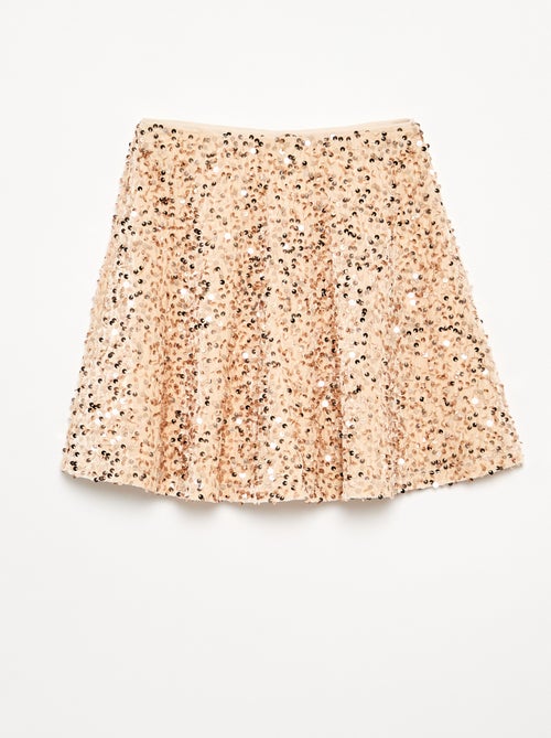 Jupe en velours avec sequins - Kiabi Jupe en velours avec sequins - Kiabi