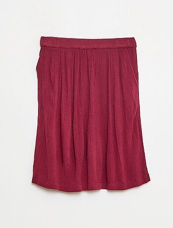 Jupe évasée légère motif wax