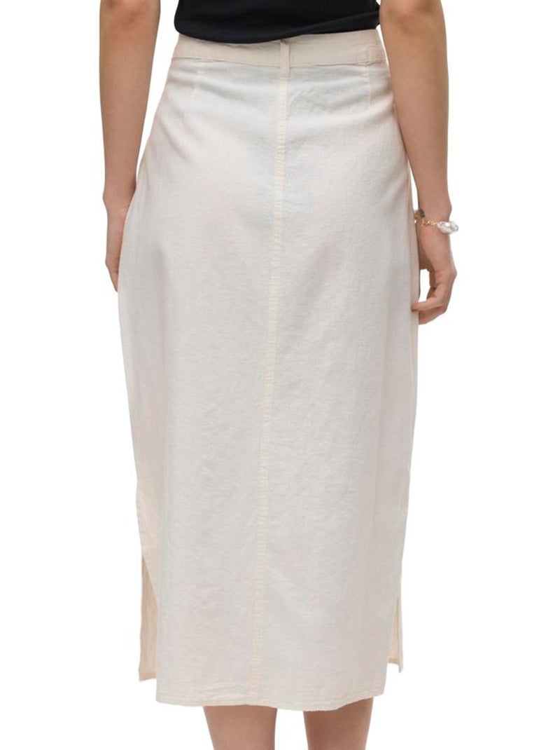 Jupe Femme Vero Moda Ecru - Kiabi