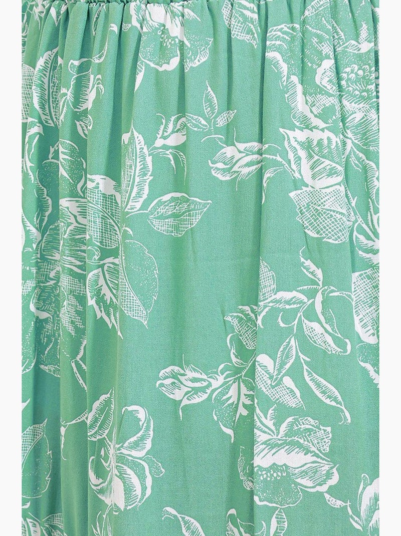 Jupe longue à motifs bdart Vert pastel - Kiabi