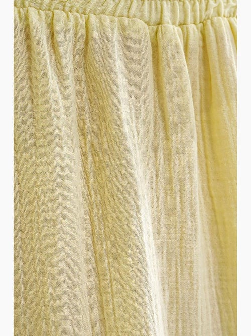Jupe longue en coton avec taille élastique mixray - Kiabi Jupe longue en coton avec taille élastique mixray - Kiabi