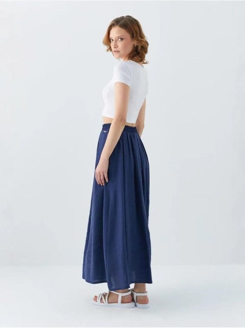 Jupe longue en tulle taille haute avec poches mixray - Kiabi