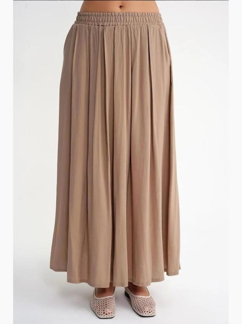Jupe longue en tulle taille haute avec poches mixray - Kiabi