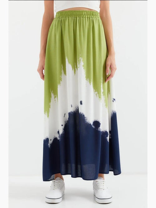 Jupe longue en viscose à motifs bdart - Kiabi