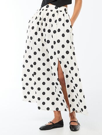 Jupe longue et large évasée