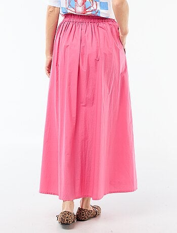 Jupe longue et large évasée