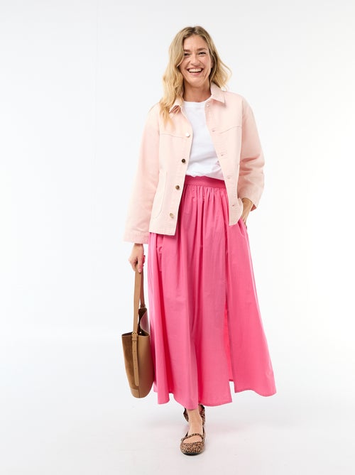 Jupe longue et large évasée - Kiabi