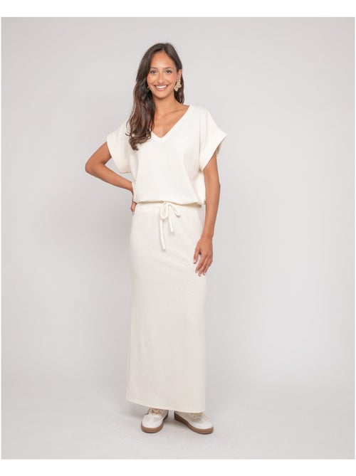 Jupe longue molleton XIVELA - Kiabi Jupe longue molleton XIVELA - Kiabi