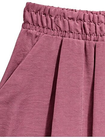 Jupe longue taille haute avec cordon de serrage à la taille mixray