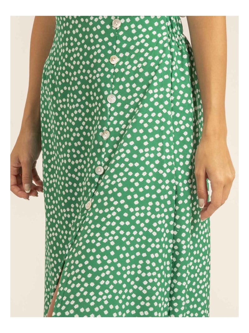 Jupe longue xeroni Vert - Kiabi