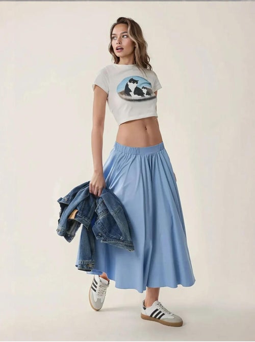 Jupe maxi a-form fit hiccup - Kiabi