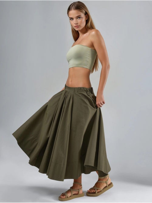 Jupe maxi a-form fit hiccup - Kiabi