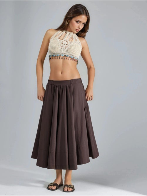 Jupe maxi a-form fit hiccup - Kiabi