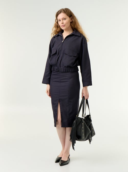 Jupe midi coupe moulante - Kiabi