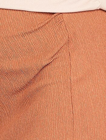 Jupe midi en maille gaufrée grossesse