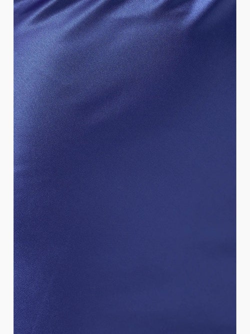 Jupe midi en satin taille haute hiccup - Kiabi