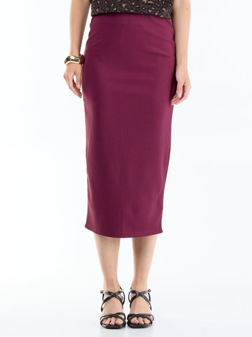Jupe midi forme crayon - Kiabi