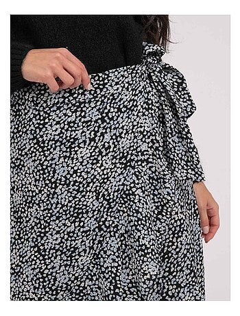 Jupe midi motifs XISSA