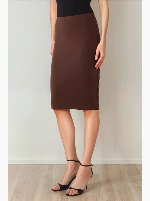 Jupe midi moulante taille haute hiccup - Kiabi