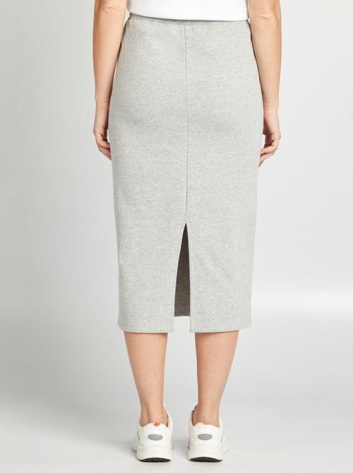 Jupe midi style jogging - Kiabi