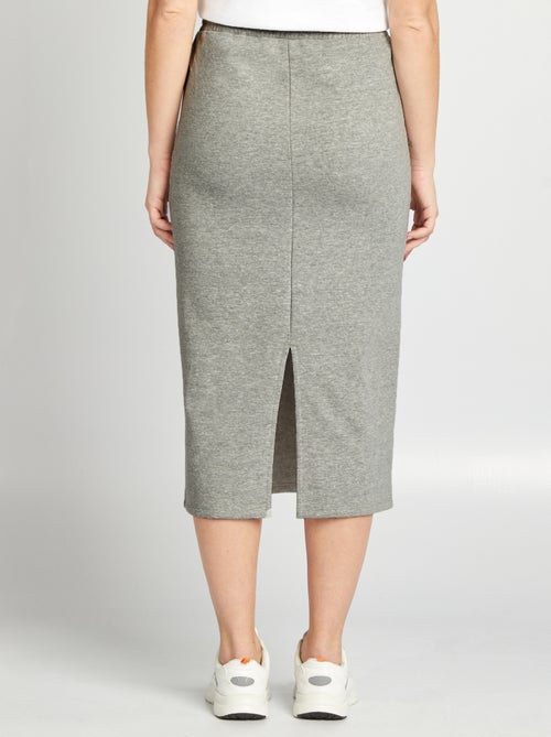 Jupe midi style jogging - Kiabi