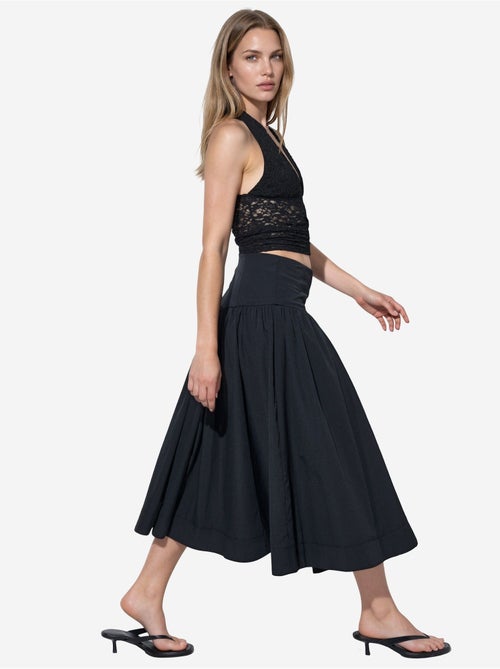Jupe midi trapèze à taille haute busem - Kiabi