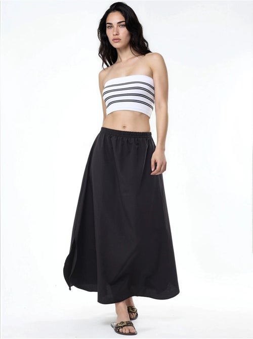 Jupe midi trapèze taille haute busem - Kiabi