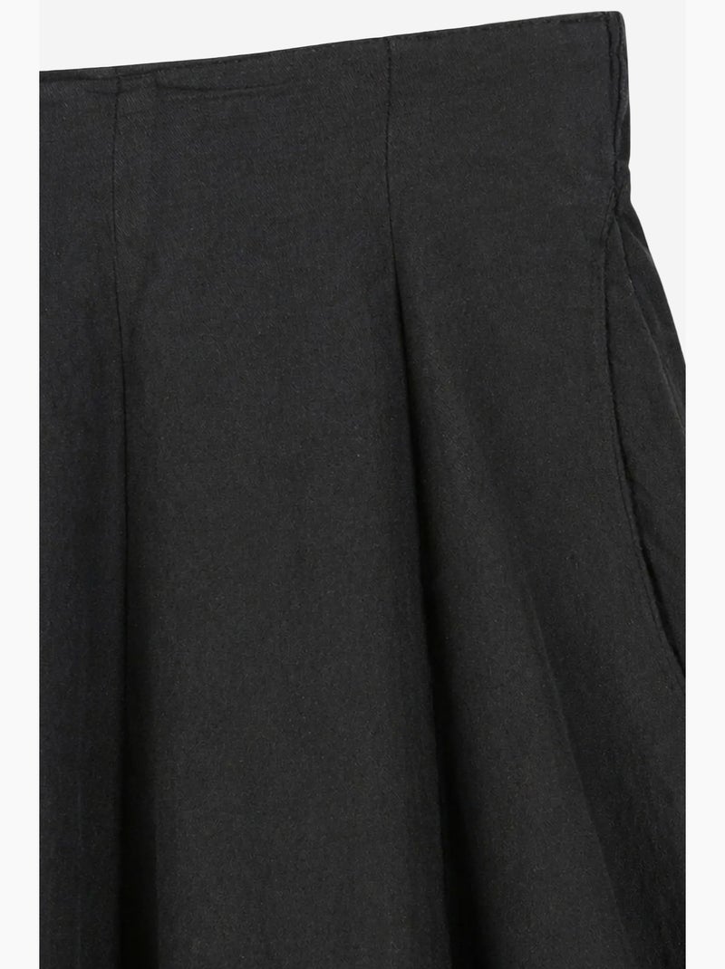 Jupe midi trapèze taille haute mixray Noir - Kiabi