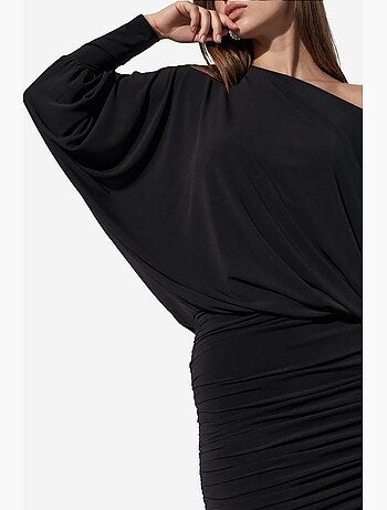 Jupe mini en mélange de coton busem