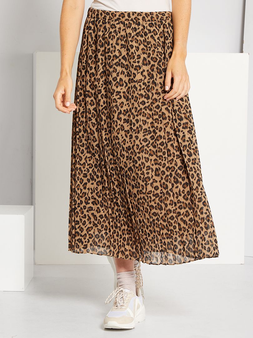 jupe léopard