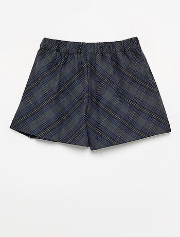 Jupe short à carreaux