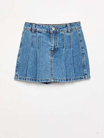 Jupe short courte en jean