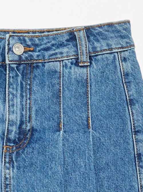 Jupe short courte en jean - Kiabi