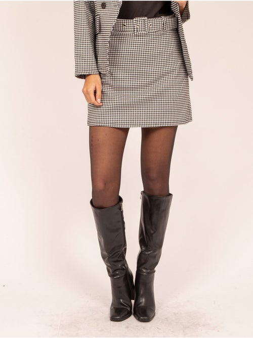 Jupe short courte motifs xigul - Kiabi