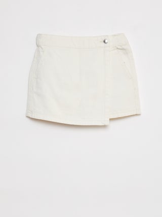 Jupe short en denim