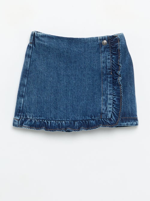 Jupe short en denim - Kiabi